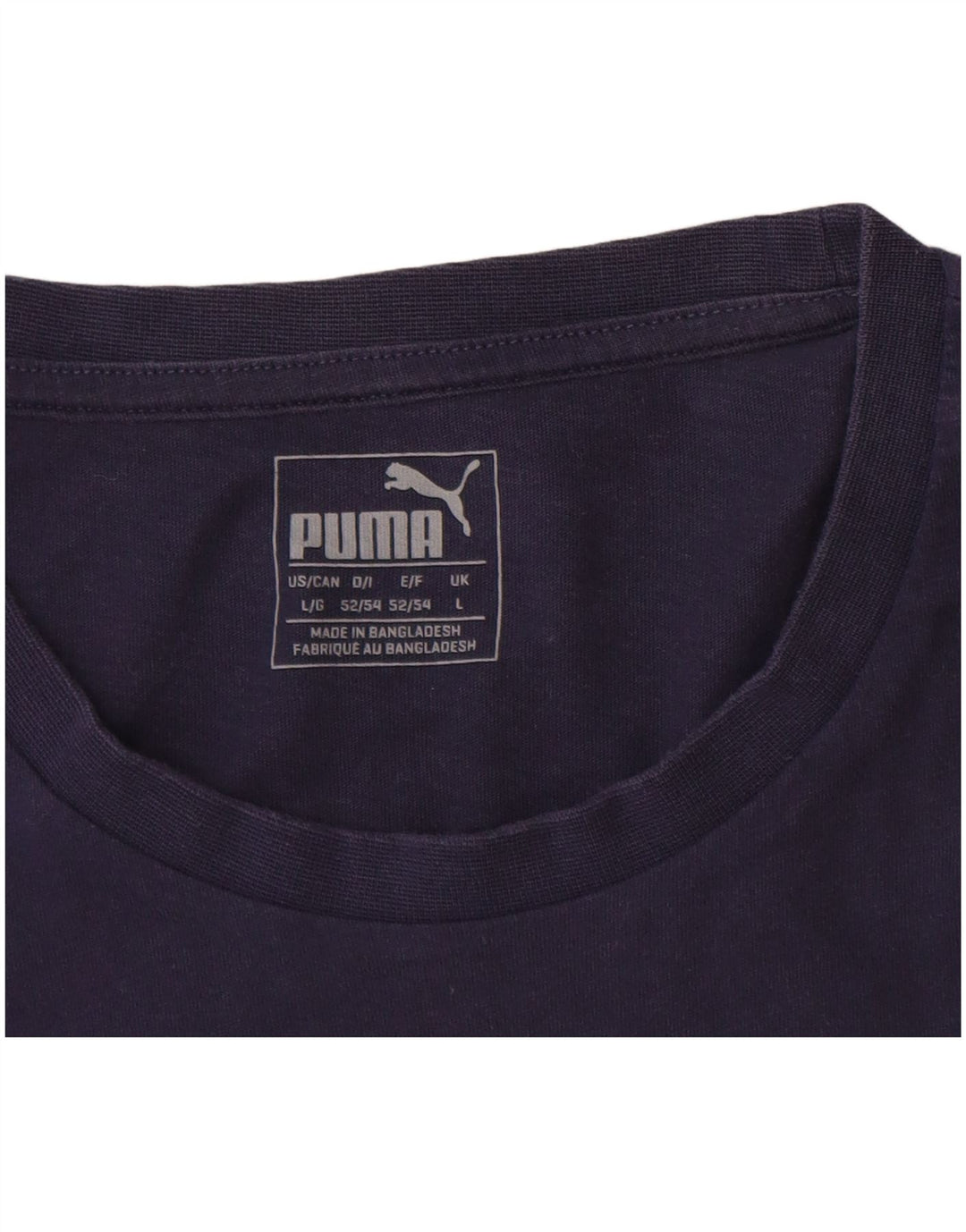 Ανδρικό γραφικό μπλουζάκι Puma Top Large Navy Blue