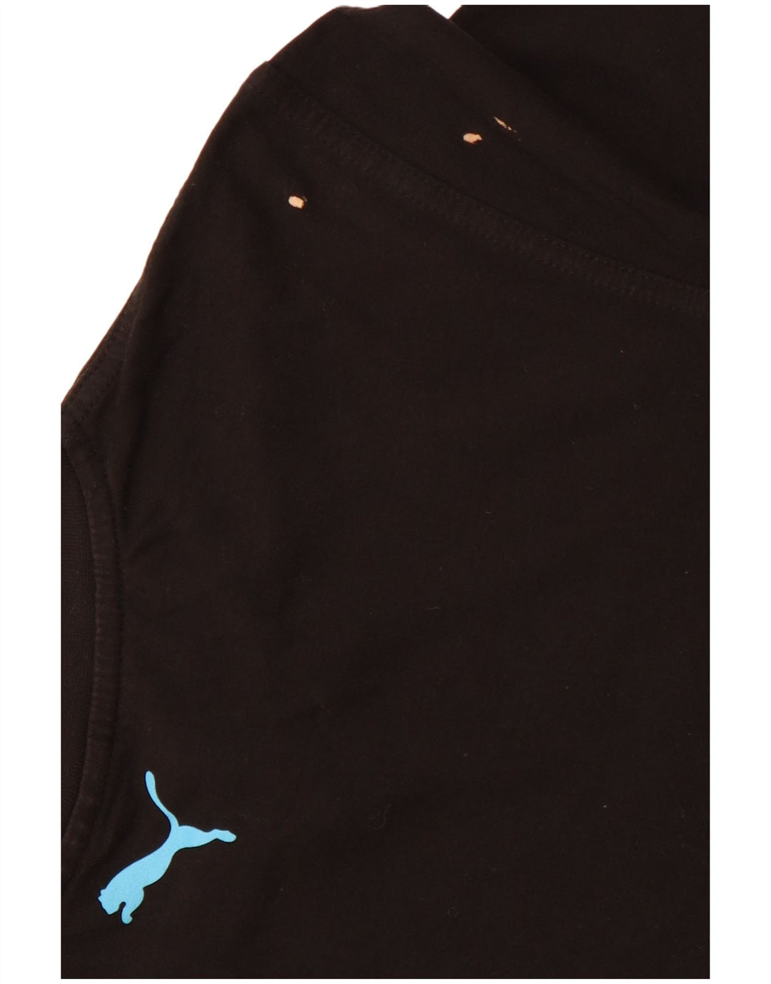 Γυναικείο γραφικό μπλουζάκι PUMA Top UK 10 Small μαύρο βαμβακερό