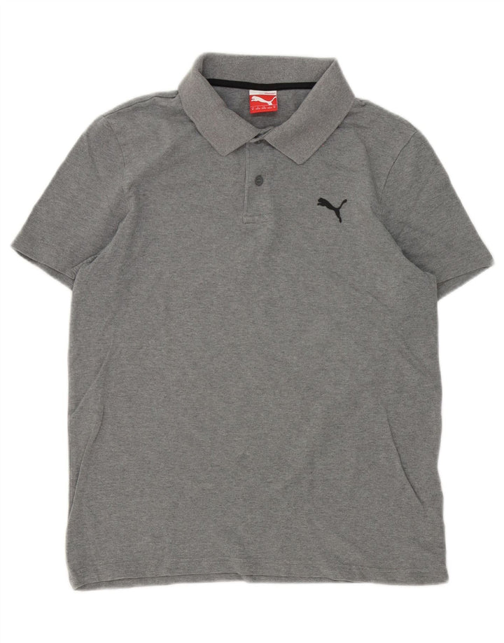 Ανδρικό πουκάμισο Polo Puma, Βαμβακερό μεσαίο γκρι