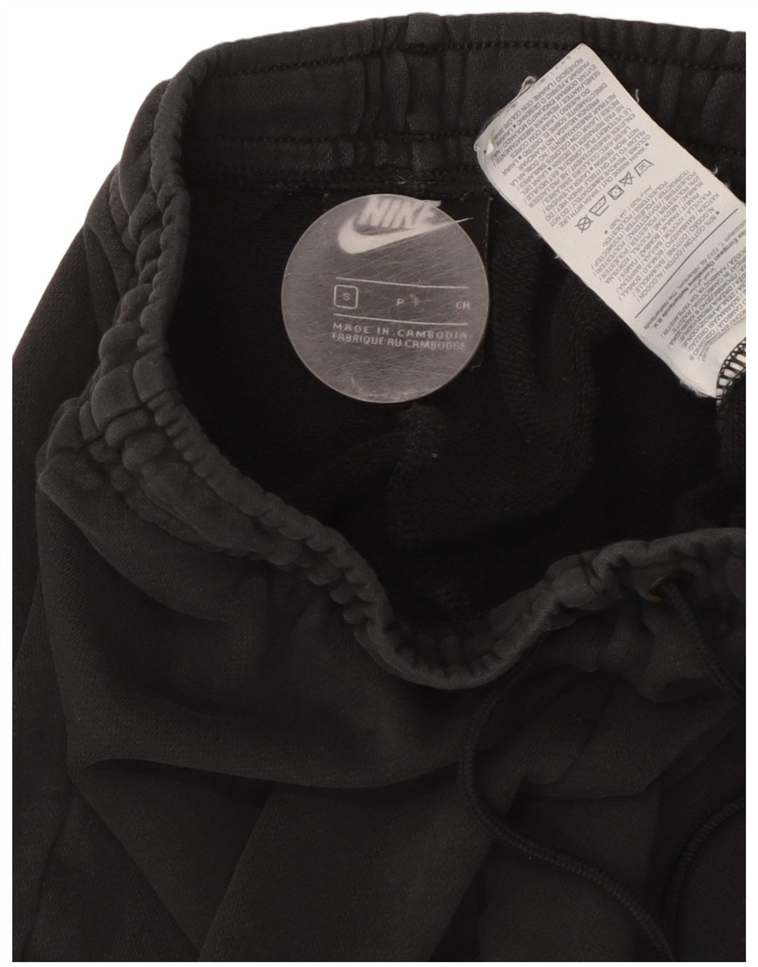 Ανδρική φόρμα Nike Crop Παντελόνι Joggers Μικρό μαύρο βαμβακερό