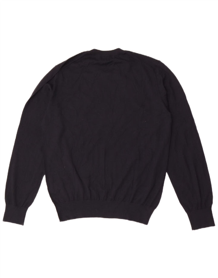 Dolce & Gabbana Ανδρικό πουλόβερ με λαιμόκοψη IT 50 Medium Navy Blue