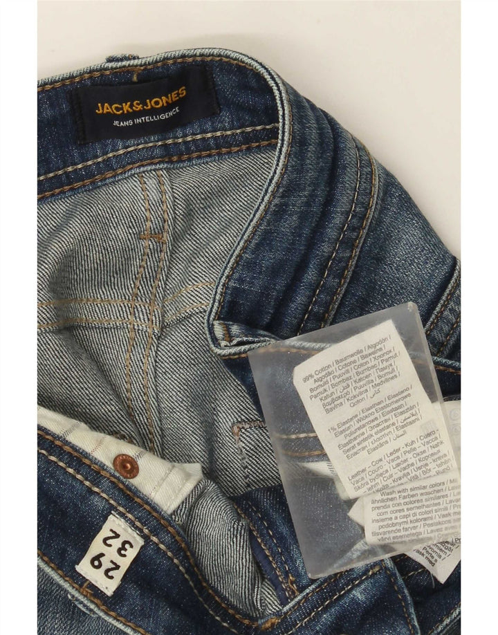 Jack & Jones Ανδρικό Slim Jeans W29 L32 Μπλε βαμβακερό