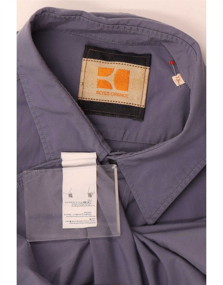 Ανδρικό πουκάμισο Hugo Boss 2XL Μπλε βαμβακερό