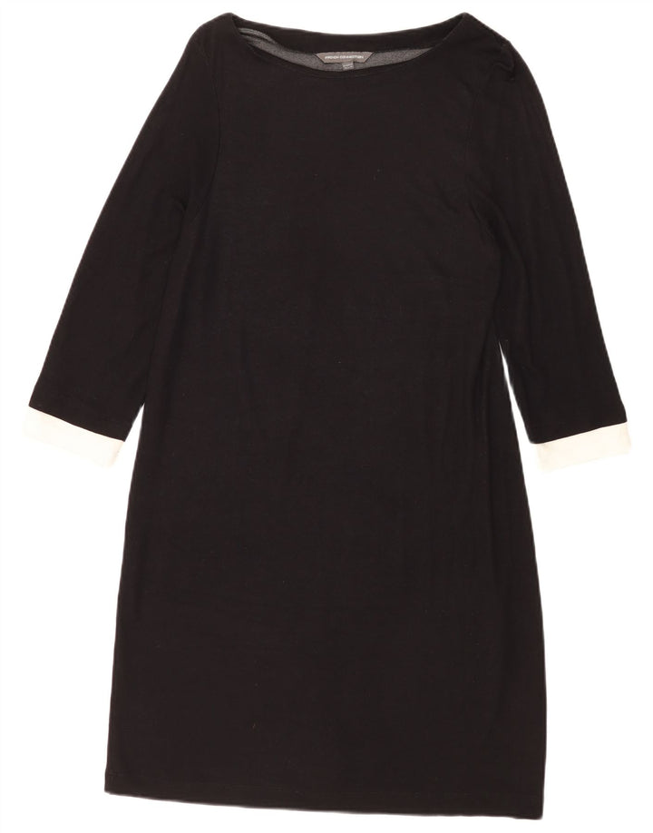 Γυναικείο φόρεμα γαλλικής σύνδεσης UK 14 Large Black Colourblock