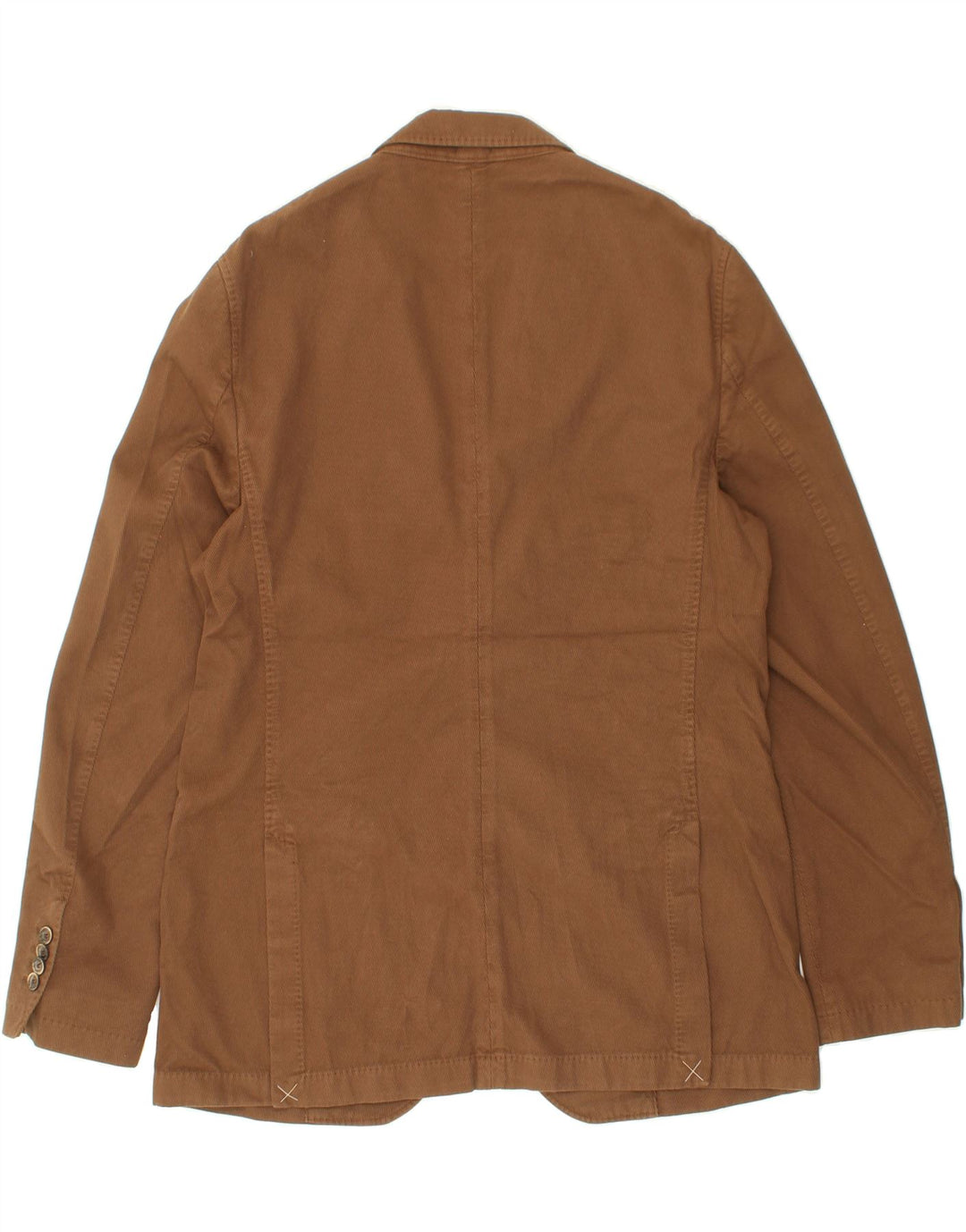 MASSIMO DUTTI Ανδρικό σακάκι μπλέιζερ με 2 κουμπιά EU 56 XL καφέ βαμβακερό