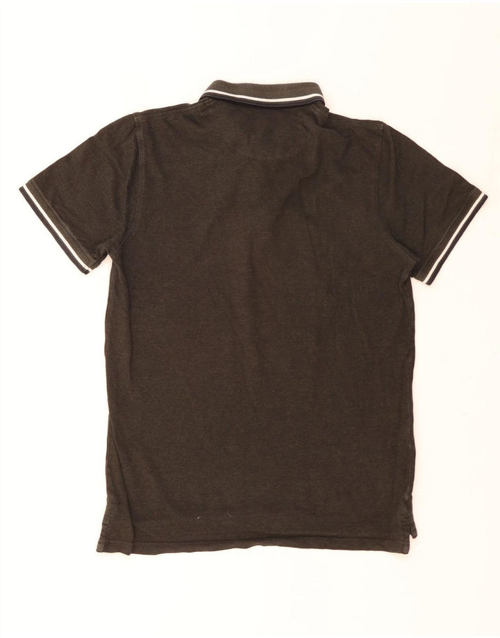 Ανδρικό μπλουζάκι πόλο JACK & JONES Μεγάλο χακί ριγέ