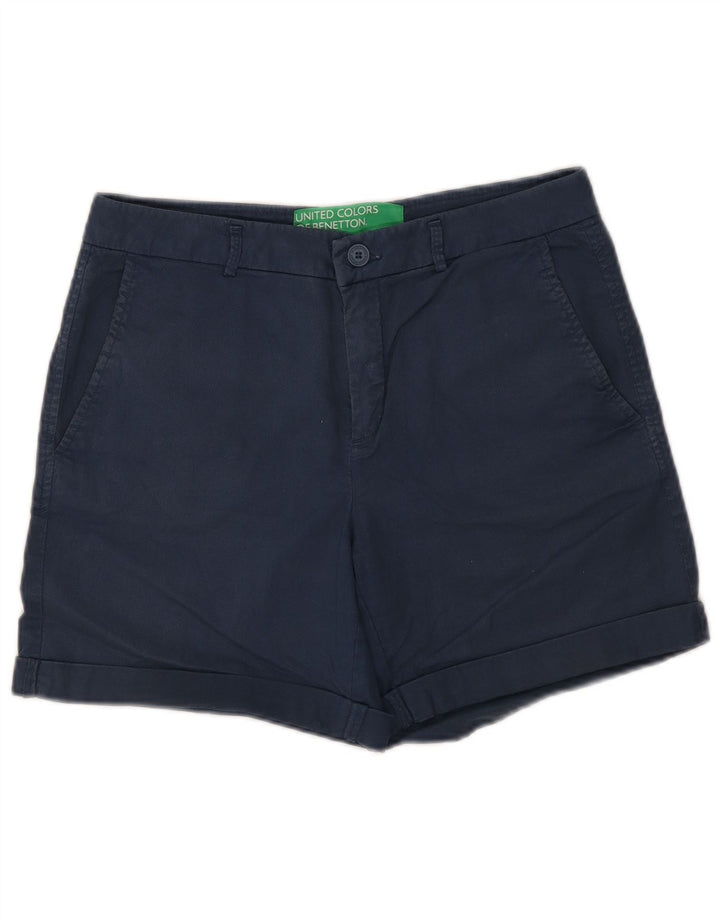 Γυναικείο σορτς Chino της Benetton W30 μεσαίο μπλε ναυτικό