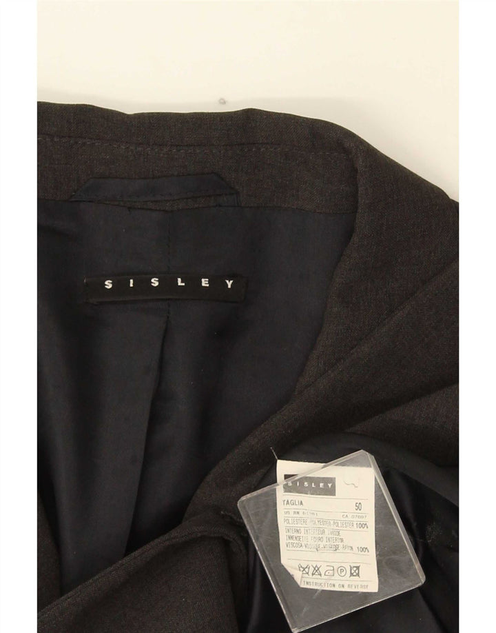 Ανδρικό τζάκετ Sisley με 4 κουμπιά, IT 50 Large Grey Polyester