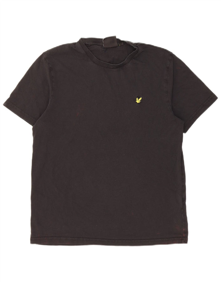Ανδρικό T-Shirt Lyle & Scott Top Μεσαίο μαύρο βαμβακερό