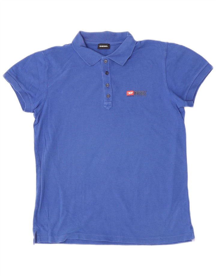Diesel Boys Polo πουκάμισο 15-16 ετών Μπλε βαμβακερό