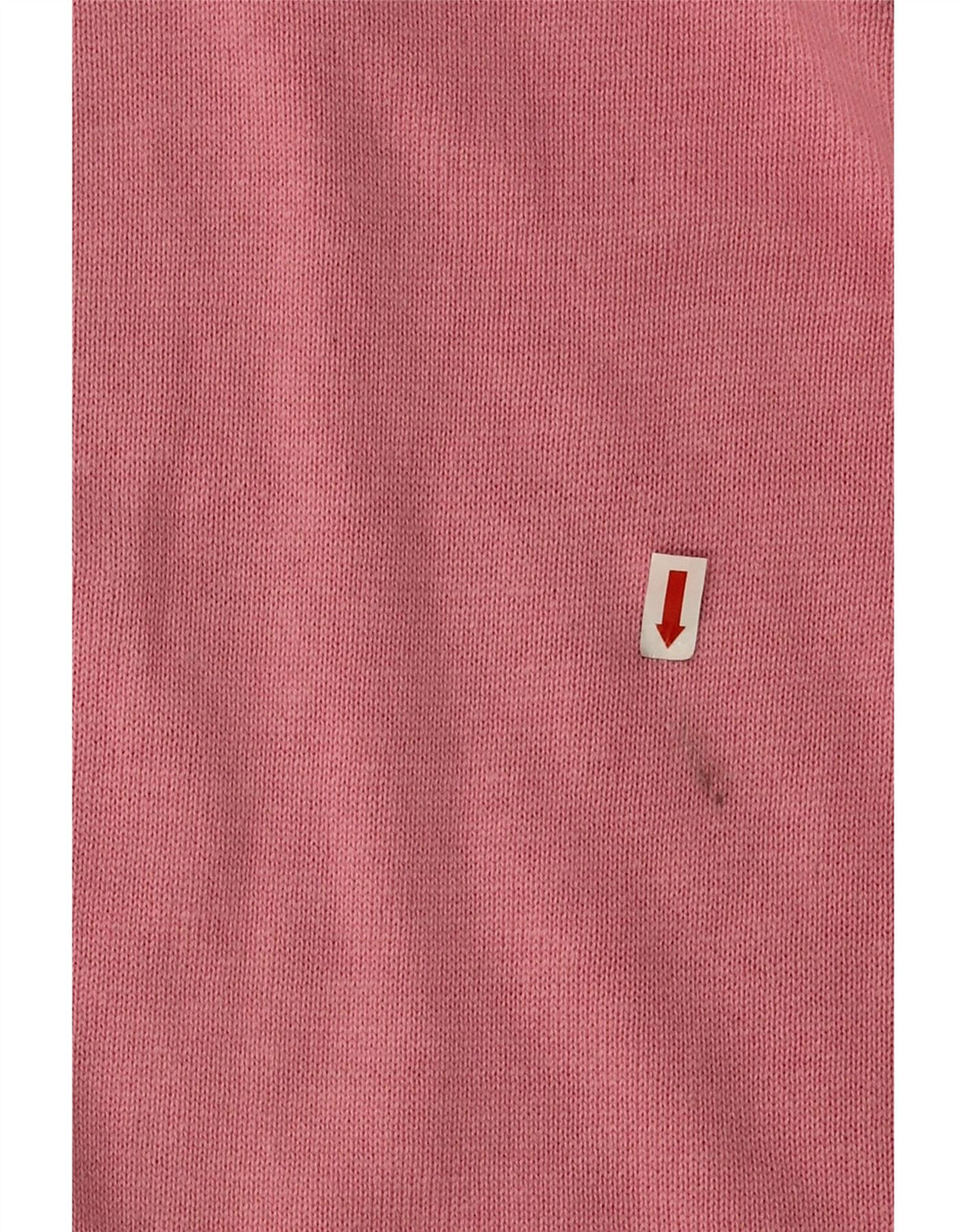 Marks & Spencer Ανδρικό πουλόβερ με λαιμόκοψη σε μεσαίο ροζ βαμβακερό