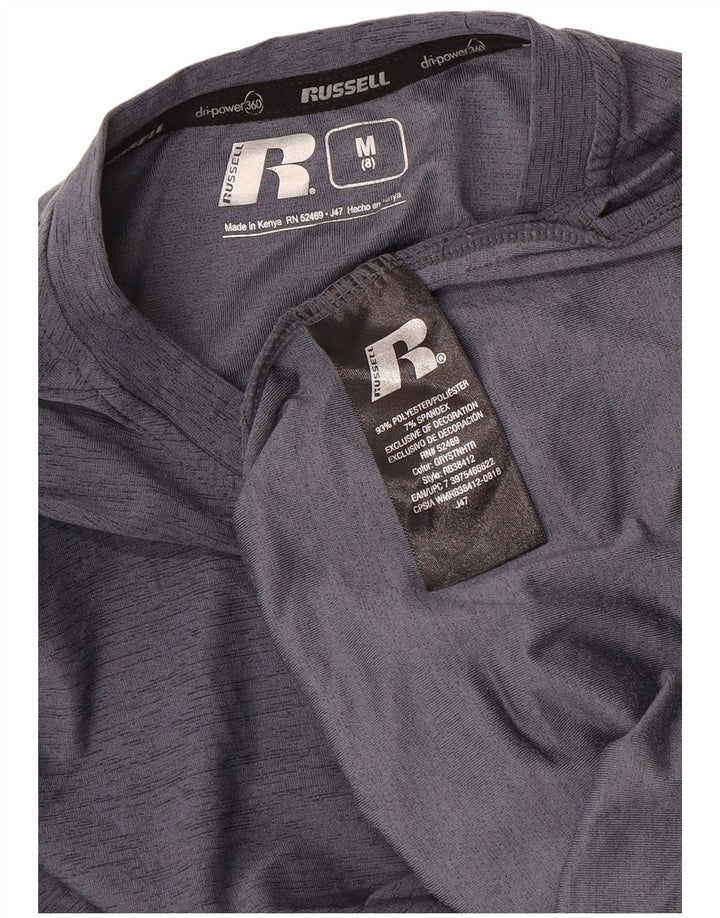 Russell Athletic Boys Dri-Power Μπλουζάκι μακρυμάνικο 7-8 ετών Μεσαίο γκρι