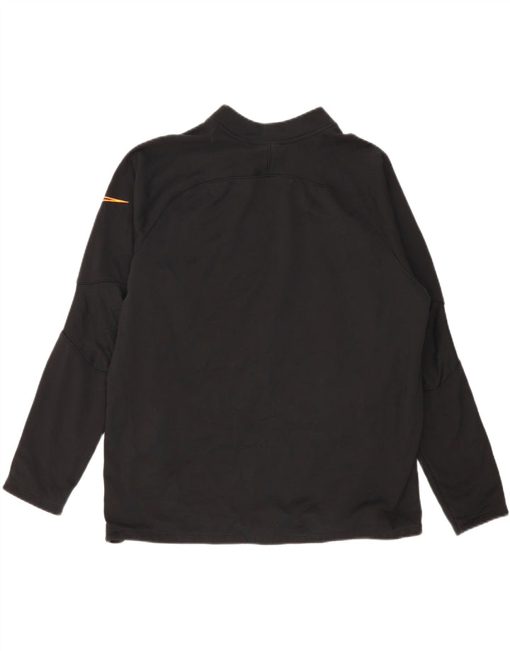 Ανδρικό φούτερ NIKE Dri Fit με φερμουάρ Jumper XL Μαύρο Πολυεστέρας