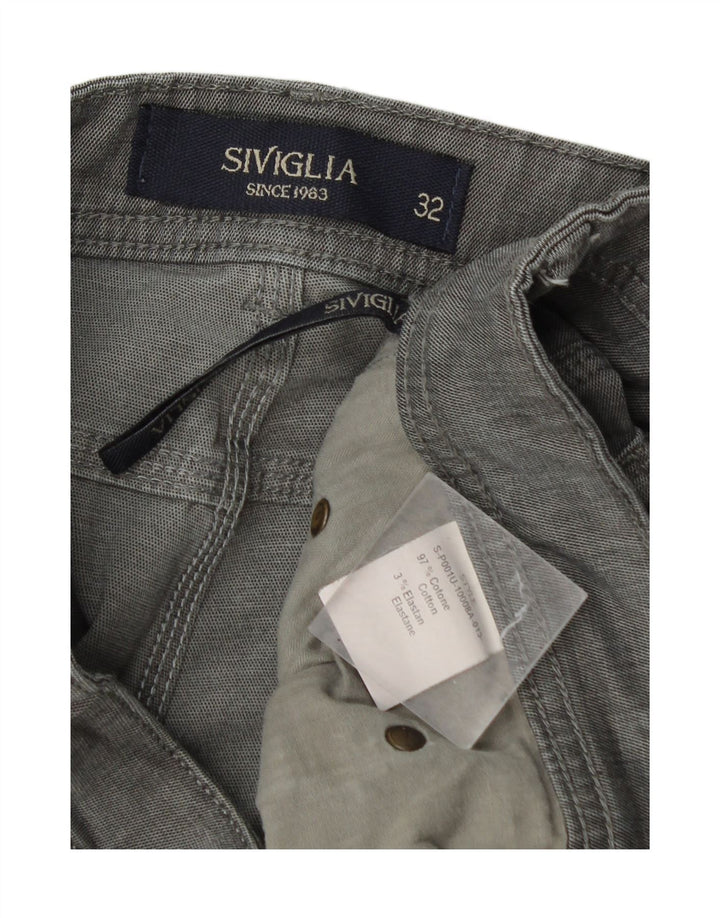 SIVIGLIA Ανδρικό σορτς casual W32 Βαμβακερό μεσαίο γκρι