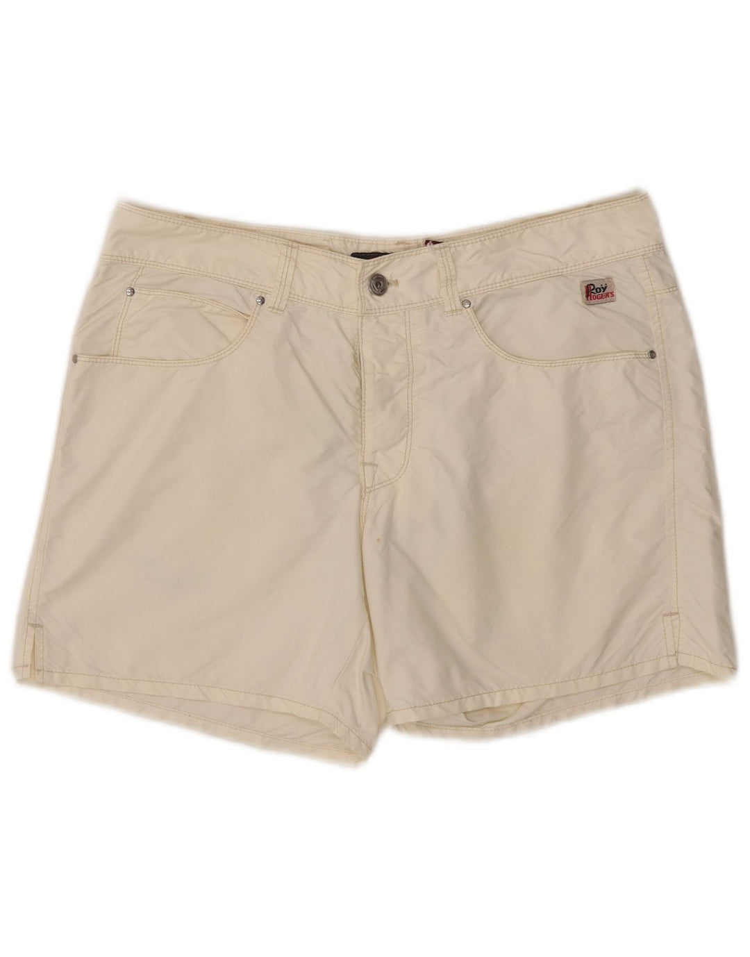 Roy Rogers γυναικείο σορτς casual IT 48 XL W34 Off White Polyamide