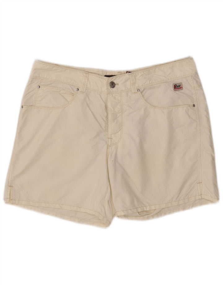 Roy Rogers γυναικείο σορτς casual IT 48 XL W34 Off White Polyamide