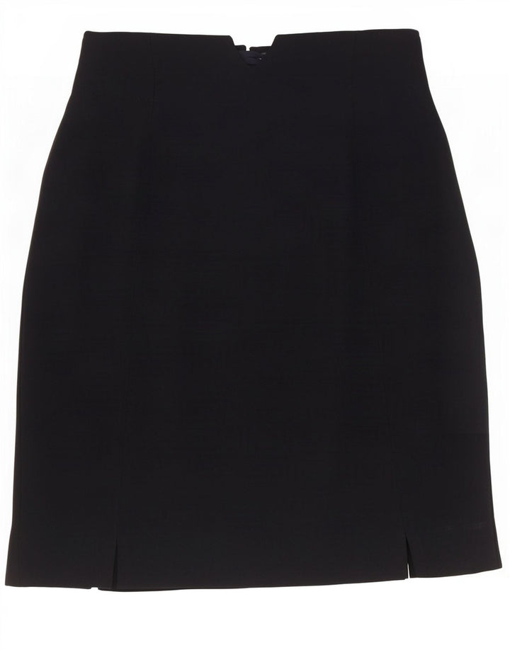 Escada Γυναικεία Pencil Φούστα EU 40 Medium W27 Navy Blue Wool