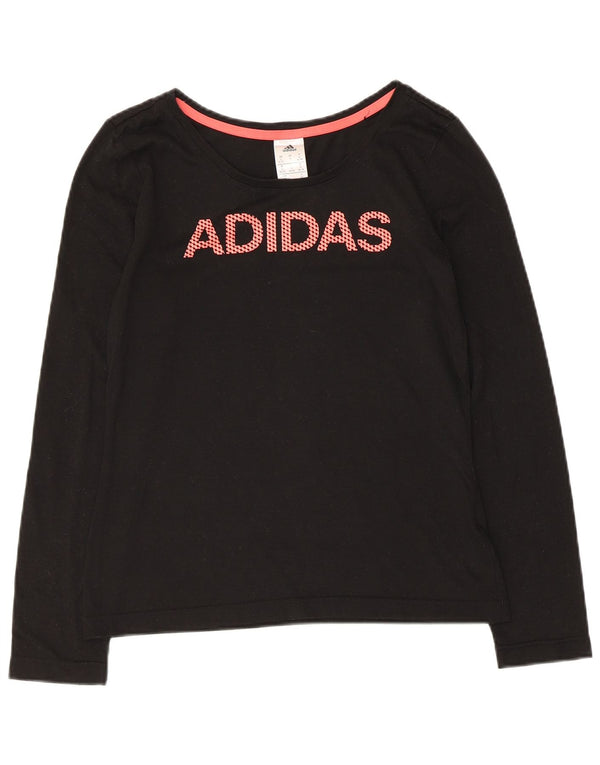 Adidas Γυναικείο τοπ μακρυμάνικο UK 8/10 Small Black