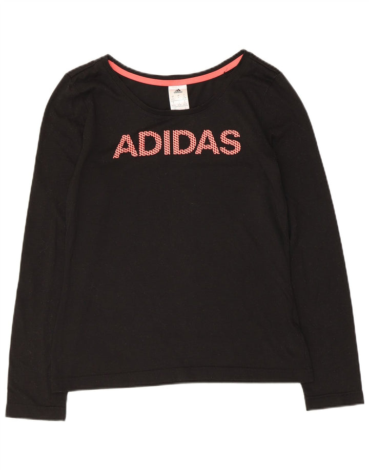 Adidas Γυναικείο τοπ μακρυμάνικο UK 8/10 Small Black