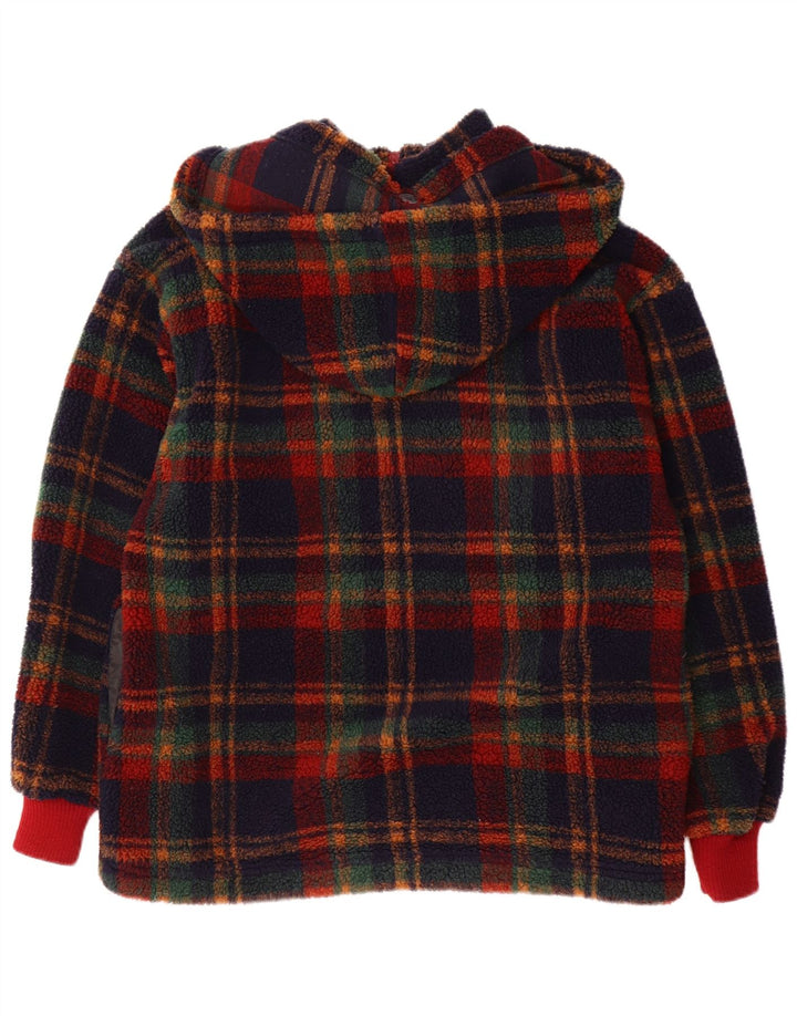 Jockey Ανδρικό μπουφάν με κουκούλα Fleece UK 38 μεσαίο πολύχρωμο καρό πολυεστέρα