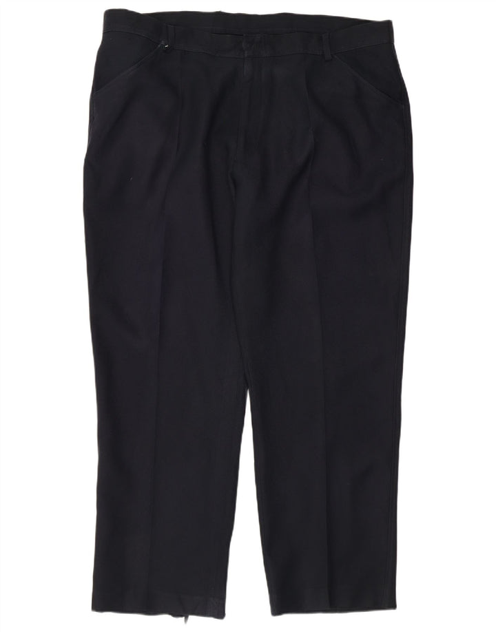 Farah Ανδρικό ίσιο casual παντελόνι W42 L29 Navy Blue Polyester