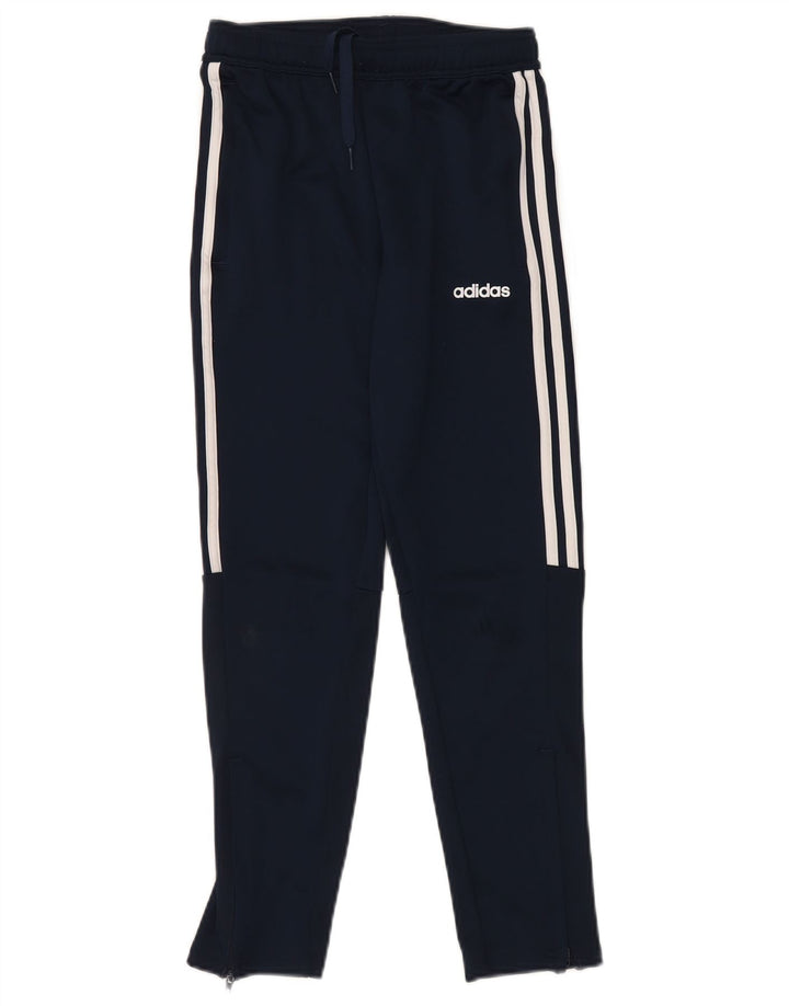 Παντελόνι αθλητικής φόρμας ADIDAS Boys Aeroready 11-12 ετών Navy Blue Polyester