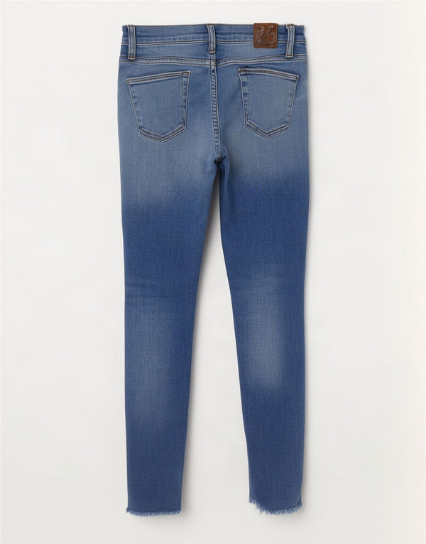 Zara Γυναικεία στενόχωρα τζιν EU 34 2XS W24 L26 Μπλε