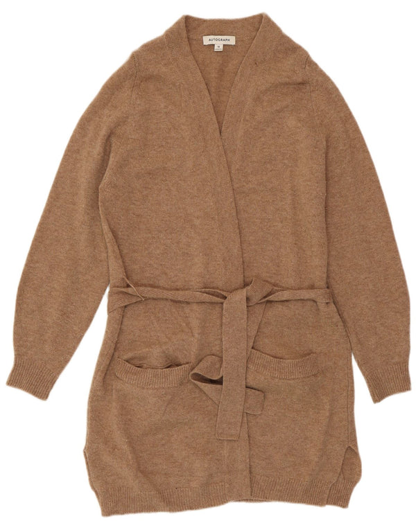 Marks & Spencer Womens Longline Cardigan πουλόβερ Η.Β. 10 Small Beige