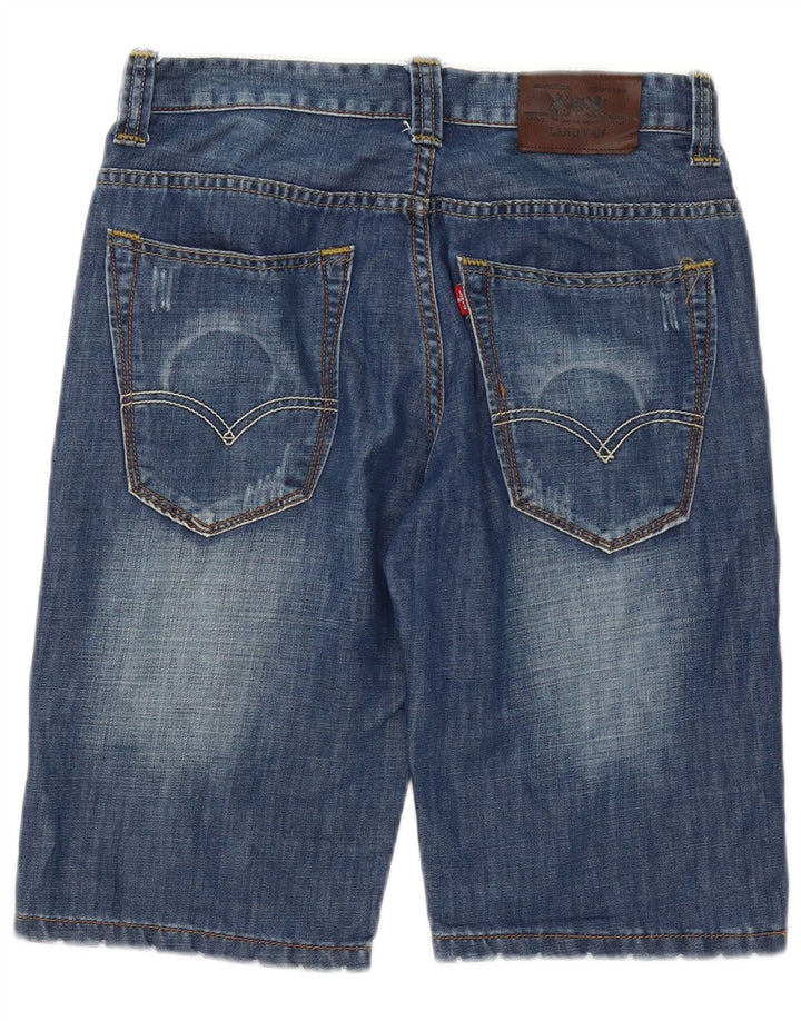 Vintage Ανδρικό Distressed τζιν σορτς W32 μεσαίο μπλε βαμβακερό