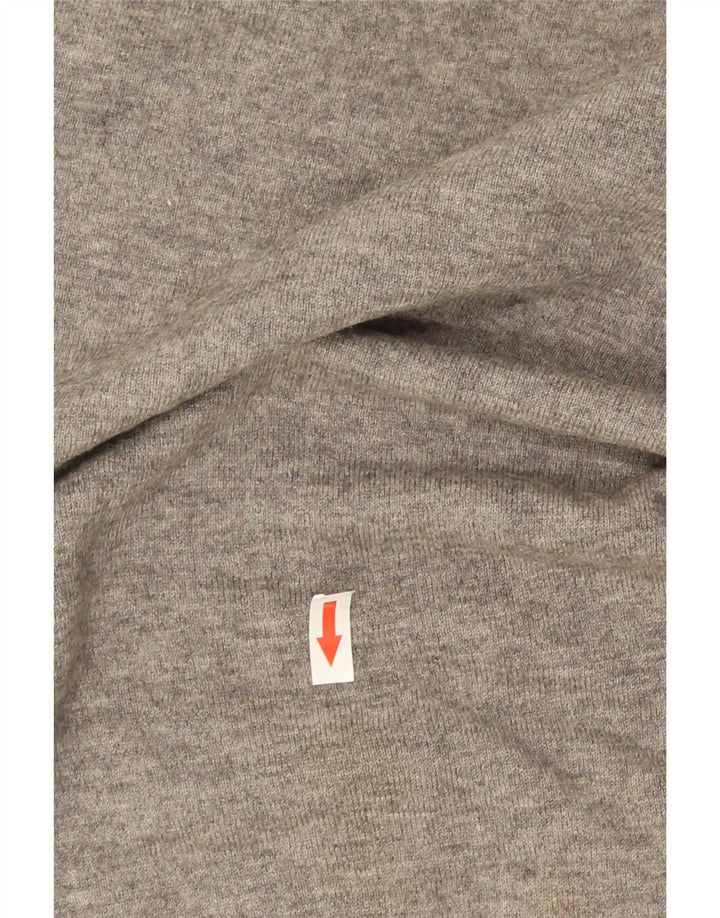 Fred Perry Ανδρικό πουλόβερ με λαιμόκοψη με μεσαίο γκρι φλιτζάνι