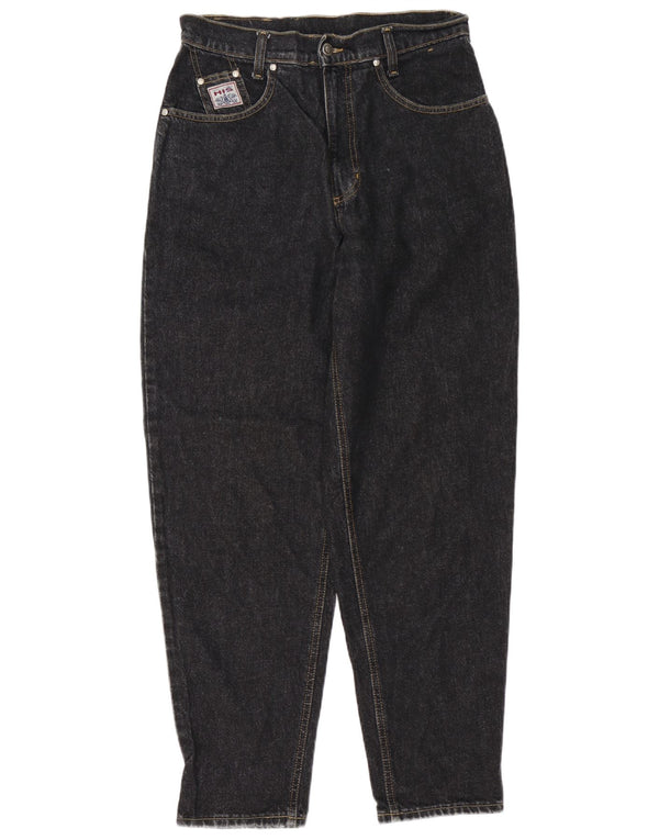H.I.S Γυναικείο τζιν κωνικό IT 42 Medium W31 L30 μαύρο βαμβακερό