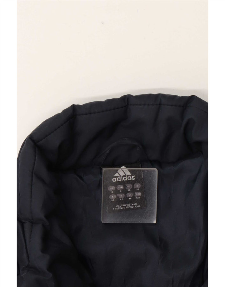Adidas Γυναικείο μπουφάν με επένδυση UK 10 Small Navy Blue Polyester
