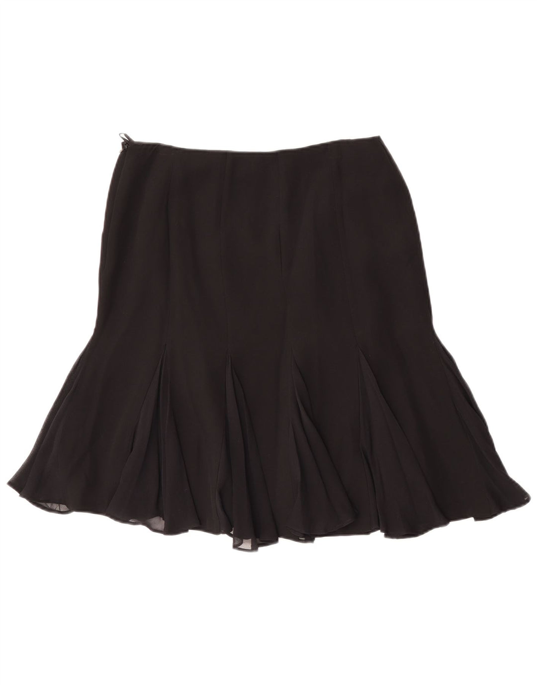 Luisa Spagnoli Γυναικεία Τρομπέτα Φούστα IT 42 Medium W28 Μαύρο Μεταξωτό