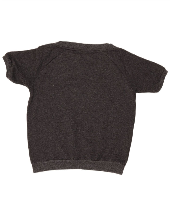Γυναικείο κοντομάνικο PUMA γραφικό φούτερ Jumper UK 12 Medium Grey