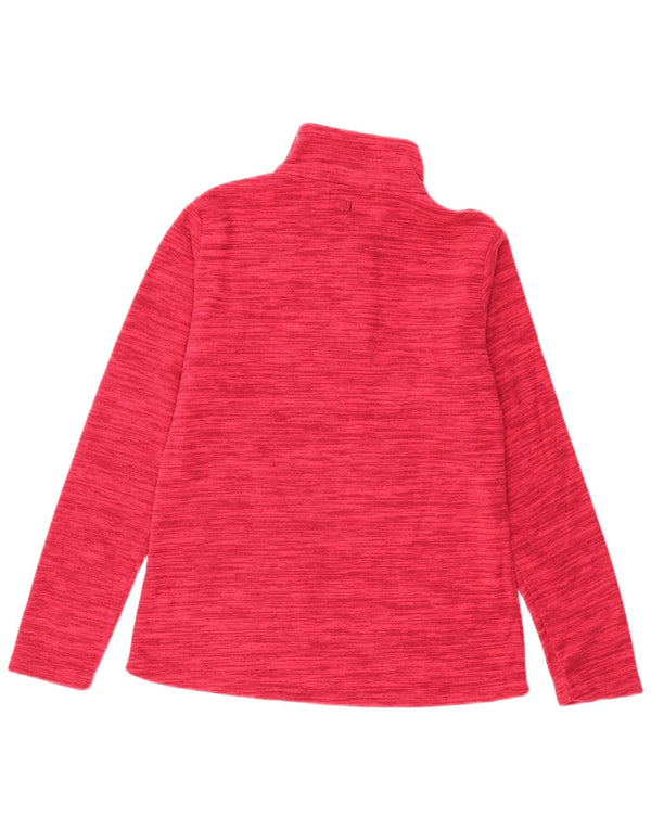 Mountain Warehouse Γυναικείο φερμουάρ Fleece Jumper UK 10 Small Red Flecked