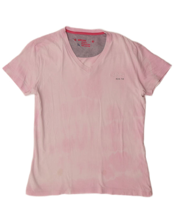 Ανδρικό T-Shirt Gas UK 14 Medium Pink Tie Dye Cotton