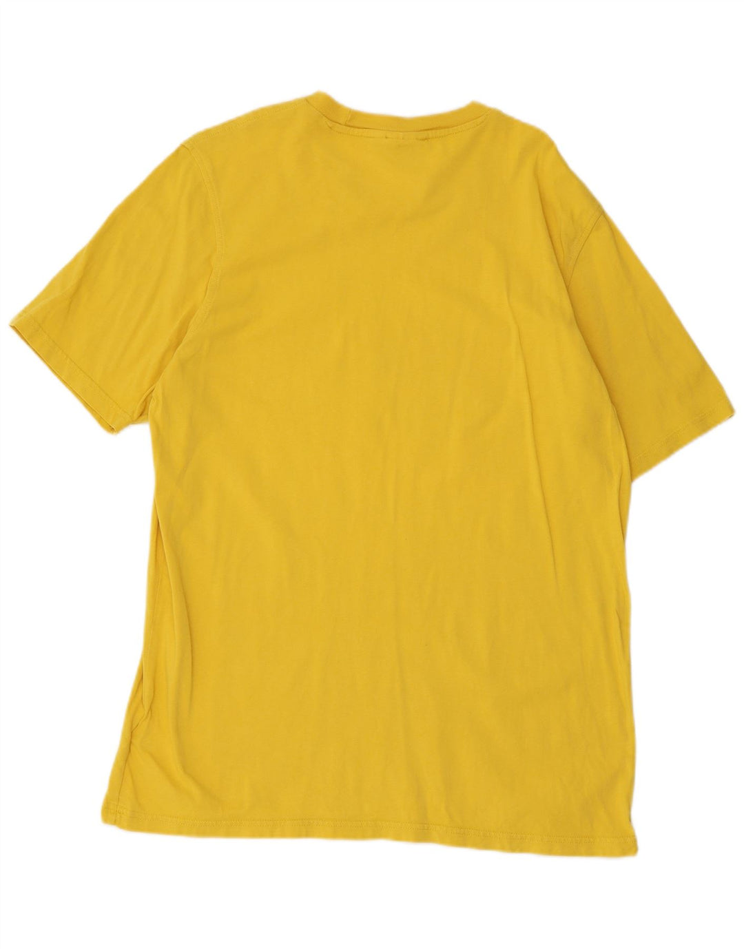 Ανδρικό γραφικό T-Shirt Adidas Top από μεσαίο κίτρινο βαμβάκι