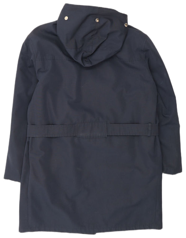 Ανδρικό παλτό NINO με κουκούλα αντιανεμικό EU 48 Medium Navy Blue