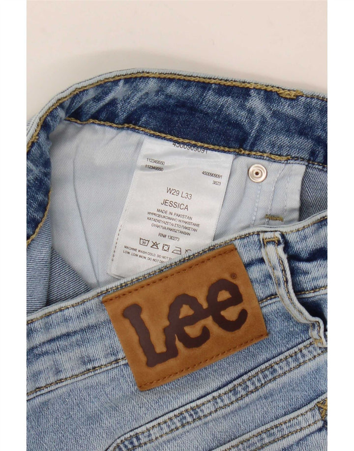 Lee Womens Jessica Bootcut Jeans W29 L27 Μπλε βαμβακερό