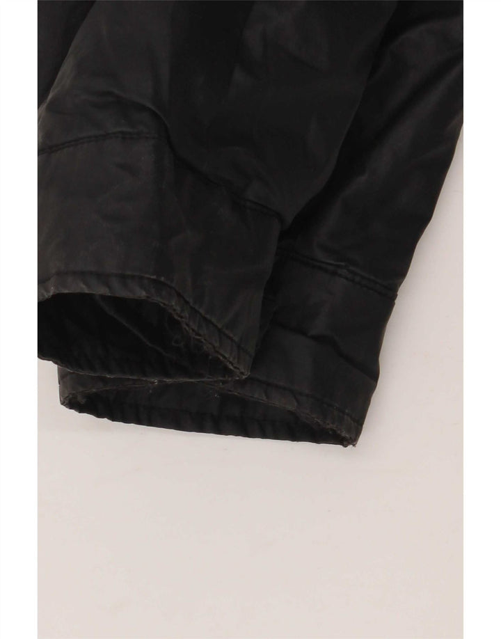 Geox Mens Bomber Jacket UK 40 Large Black Cotton