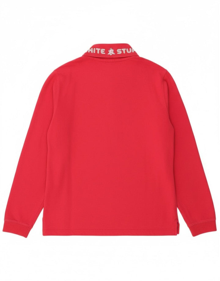 White Stuff Γυναικείο Φούτερ με φερμουάρ Jumper UK 12 Μεσαίο ροζ βαμβακερό