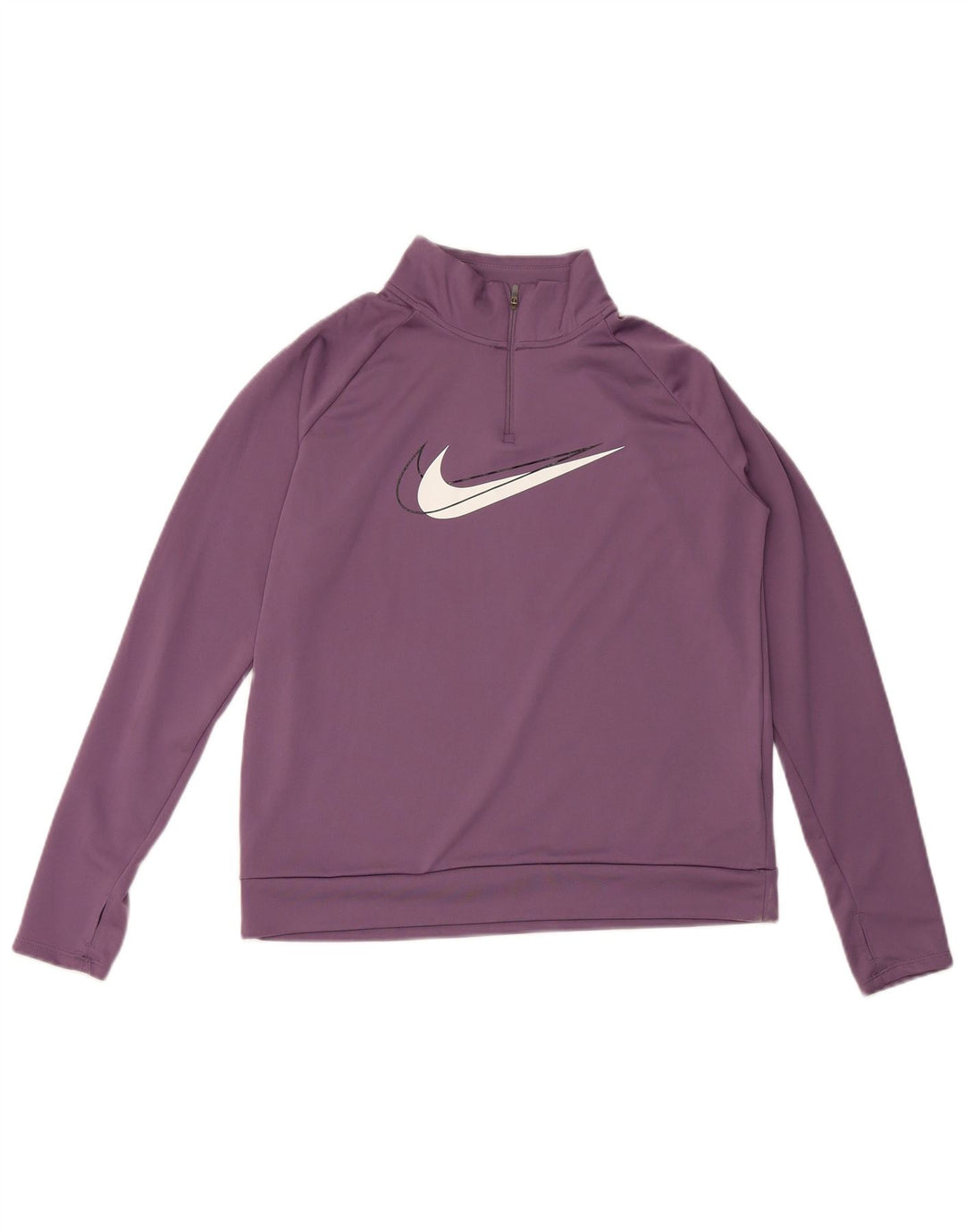 Γυναικεία φόρμα Nike Dri Fit Graphic Pullover Top UK 14 Medium Purple