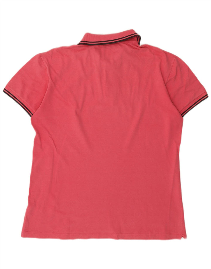 Fred Perry Ανδρικό Πόλο Μπλουζάκι Μεσαίο Ροζ Βαμβακερό