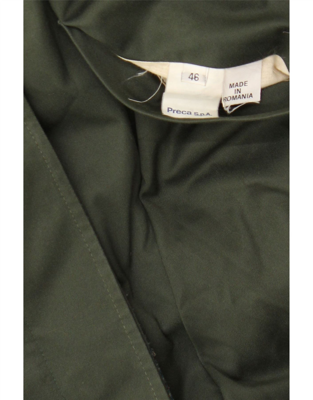 Vintage γυναικεία αναστρέψιμη καμπαρντίνα IT 46 Large Green Check Polyester