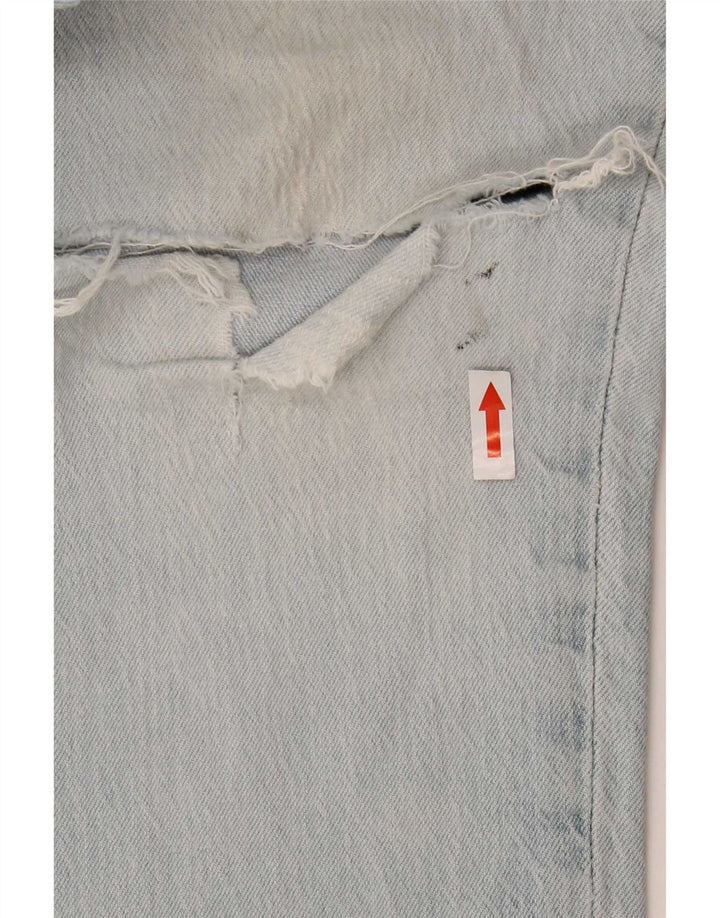 Levi's Mens 511 Distressed Slim Jeans W38 L32 Μπλε βαμβακερό