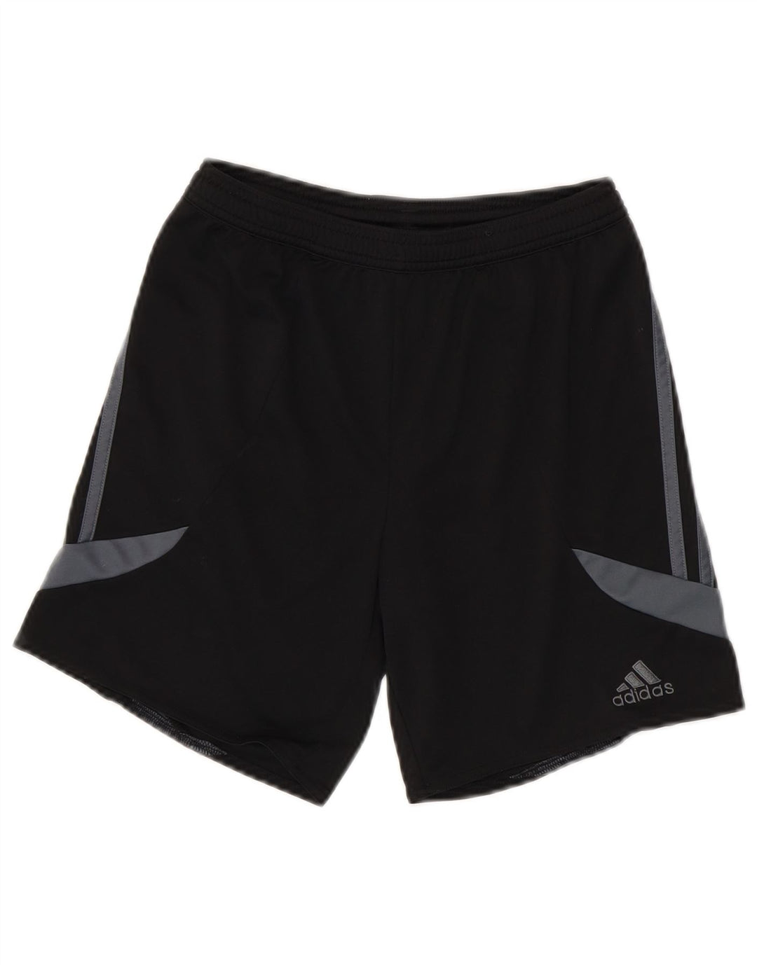 Αθλητικά σορτς ADIDAS για αγόρια Climalite 11-12 ετών, μεγάλο μαύρο χρώμα