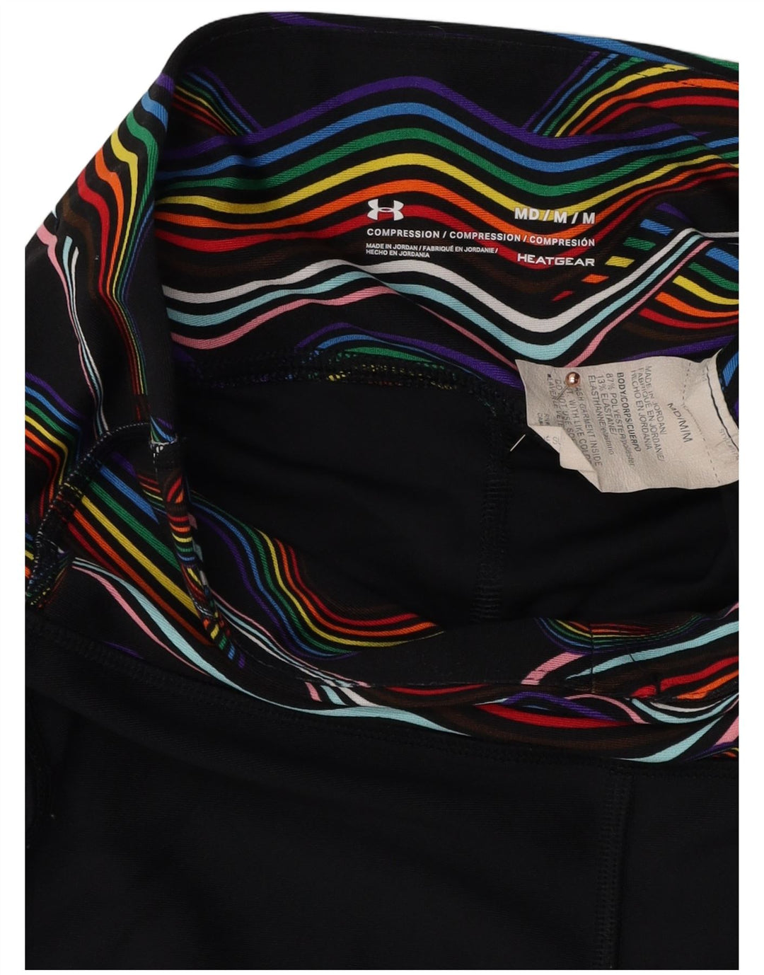 Γυναικείο αθλητικό σορτς Under Armour Heat Gear UK 12 μεσαίο μαύρο πολυεστέρα