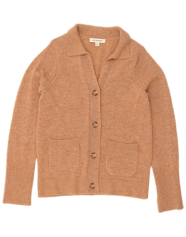 Marks & Spencer Γυναικείο πουλόβερ ζακέτα Autograph UK 10 Small Beige