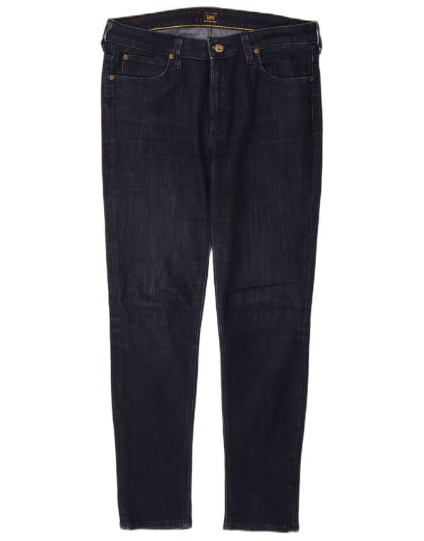 Lee Womens Scarlett Skinny Jeans W32 L31 Navy Blue Cotton