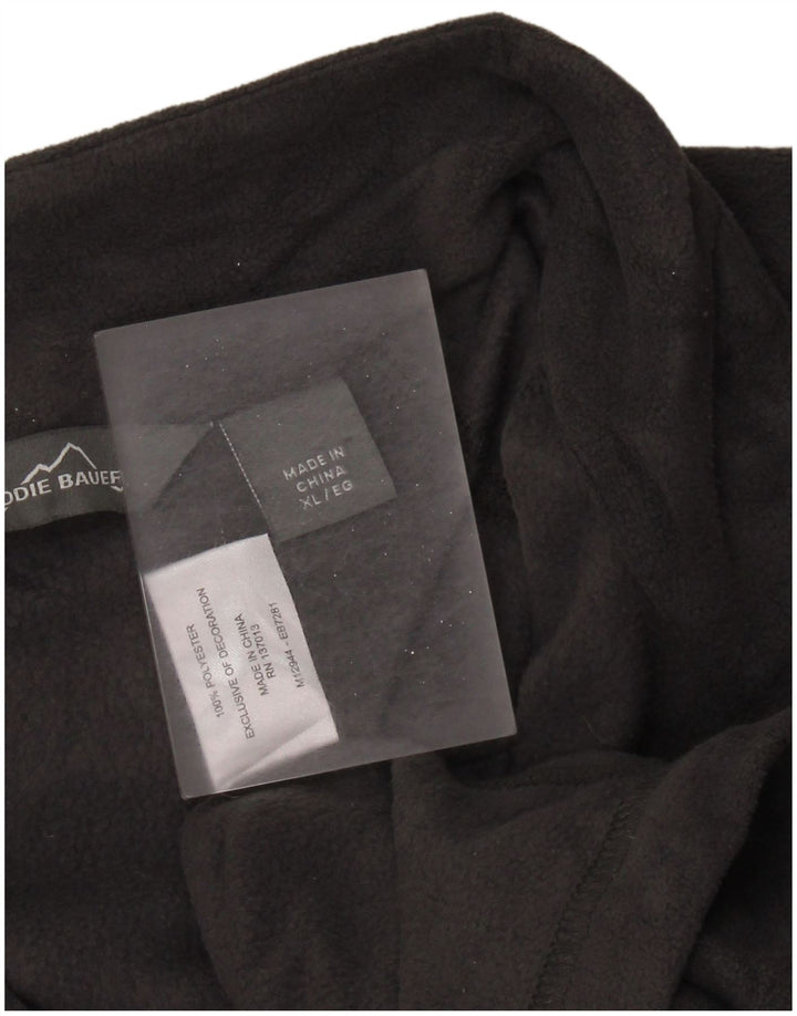 EDDIE BAUER Ανδρικό φερμουάρ Fleece Jumper XL Γκρι πολυεστέρας